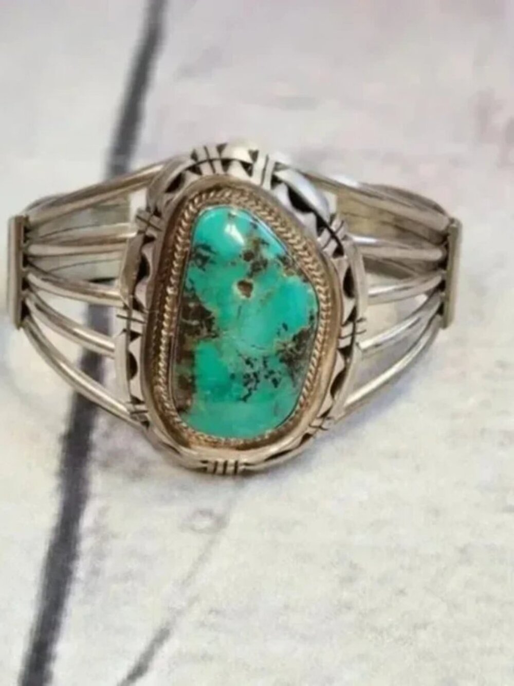 Mens Turquoise Bracelet